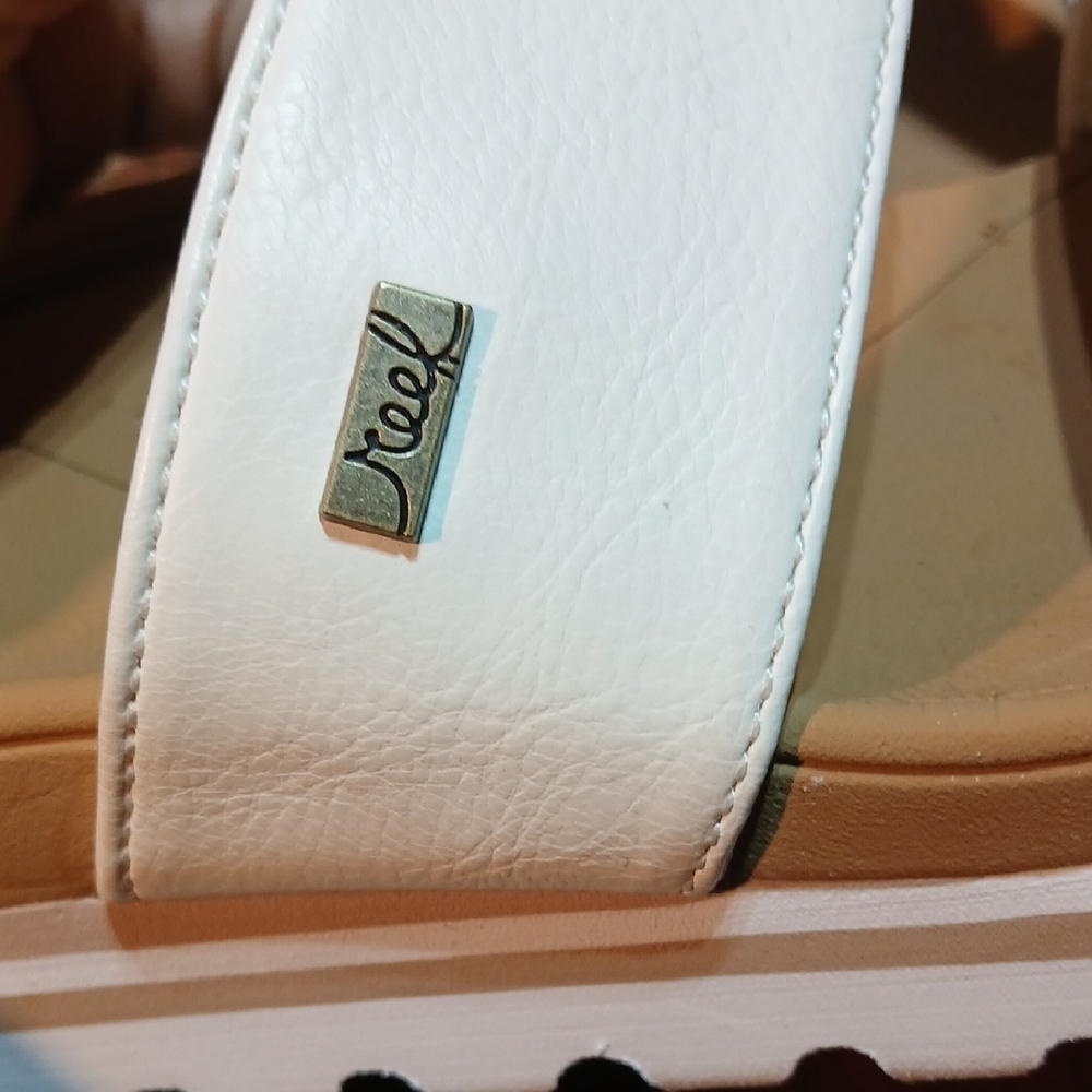 Women's White Sandals - Picture 3 of 8